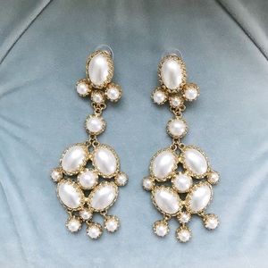 Chandelier Pearl Earrings